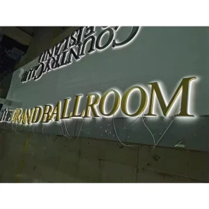 Factory Direct Stainless Steel Customized Shape High Brightness 6000K Daylight Waterproof Indoor Company Logo Advertising LED