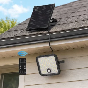 Factory Direct Tested Truly Bright LED Outdoor Lighting Solar Flood Light with Remote Control Waterproof