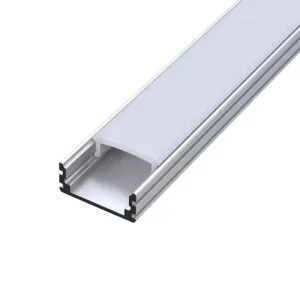 Factory Extrusion Aluminum Profile 17*7mm Led Strip Channel U Shape Surface Mounted Led Profiles