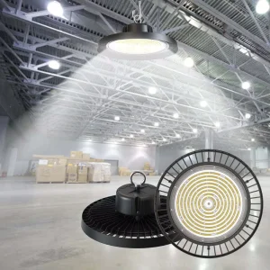 Factory Industrial Lighting 100W 150W 200W 240W Dimmable IP65 Lamp Industrial High Bay Warehouse UFO LED Light