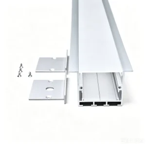 Factory Lighting Extrusion Led Aluminum Profile Linear Aluminum Led Channel for Office Lighting Design Ceiling Linear Lighting