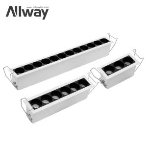 Factory Low Price Guaranteed Aluminum Down Lamp Indoor Office 18Watt LED Ceiling Grille Light