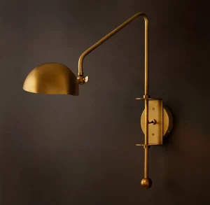 Factory Luxury Wall Lamp Antique Convessi Sconce Metal LED Lighting
