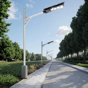 Factory Managed Solar LED Street Light 200W 400W IP65 High Strength Die Cast Stainless Steel Heat Sink LED Solar Street Light