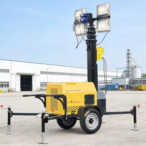 Factory Mobile Tower Light LED 7m Light Towers Hydraulic Lighting Towers