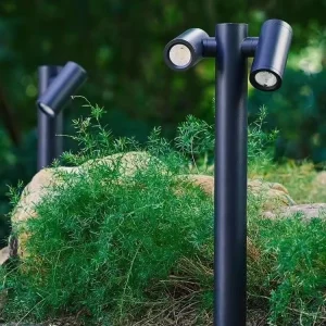 Factory Modern Adjustable LED Lawn Light Outdoor Waterproof Aluminum Garden Bollard Lamp for Villa Pathway Lighting