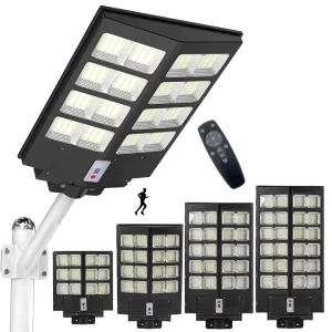 Factory Motion Sensor Energy Solar Flood Light 1000W 3000W with Remote Outdoor IP67 LED All in One Solar Street Light