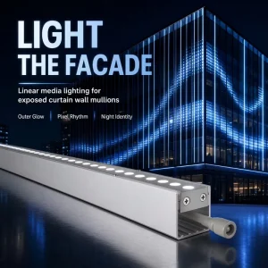 Factory Outdoor LED Linear Pixel Bar Custom Length Supported Single Color RGB RGBW Available 3 Year Warranty