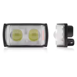 Factory Price 2 Eyes Lens Highlight Spotlight White Yellow Red & Blue Waterproof for Motorcycle ATV Truck Accessories