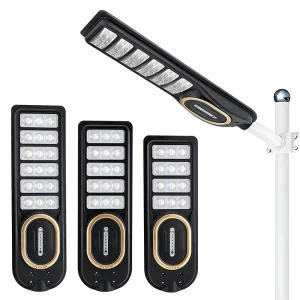 Factory Price IP65 Outdoor CE ROHS ABS 300W 600W 6000K Daylight 12H Lighting 3 Year Warranty Road LED Solar Street Light
