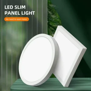 Factory Price Indoor Lighting Surface Recessed Mounted Slim Square LED Panel Light CRI95 2 Year Warranty for Home Office Ceiling