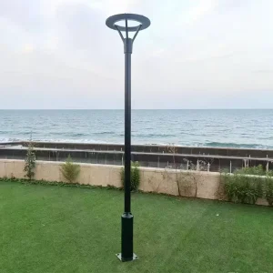 Factory Price LED Modern Outdoor Waterproof Black Street Garden Aluminum Light