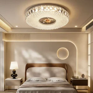Factory Round LED Ceiling Light No Flicker Eye Care Lamp for Bedroom Living Room Hotel Indoor Home Lighting