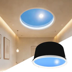 Factory Skylight Smart Home Wifi Control Artificial LED Skylight Natural Daylight Panel Blue Artificial Skylight