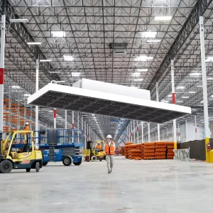 Factory Smart Lighting Commercial Industrial Dip Highbay 100W 150W 200W Warehouse Indoor Garage Linear UFO High Bay Light