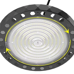 Factory Smart Lighting Commercial Industrial Highbay Warehouse Indoor Garage Linear 100W 150W 200W UFO High Bay Light