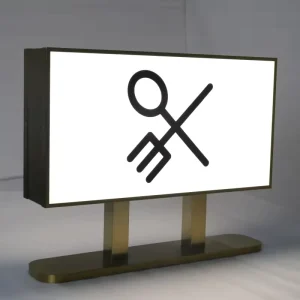 Factory Supply Acrylic Luminous Lightbox Outdoor Restaurant Light Box Advertising Sign