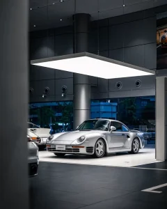 Factory Supply Soft Film Led Industry Lights Dimmable Commercial Ceiling Lamp 6000K Work Light for Detailing Garage