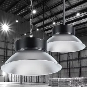 Factory UFO LED High Bay Light 100W 150W 200W 250W 300W Warehouse Canopy Lights High Bay Industrial Light Fixtures