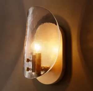 Factory Unique Design Vintage Wall Light Warm White Metal Crystal Steel Wall Lamp