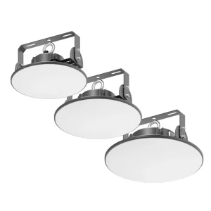 Factory Warehouse Industrial Lighting 100W 150W 200W LED High Bay Light Housing Black Luminous Body Lamp