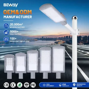 Factory of LED Street Lights for Roads Wide Luminous Angle 20 30 50 100 150 Watt LED Street Lamp