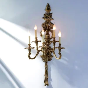 Farmhouse Rustic Wall Sconce Industrial Wood Metal Decorative Wall Lamp Bedroom Bedside Lighting