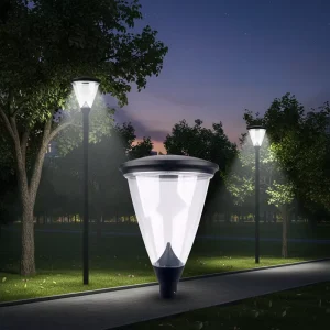 Farol De Jardin Con Pantalla Architectural Luminaire FLEXIA Post Top Lighting Decorative Outdoor Garden Park Light