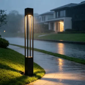 Fast Delivery LED Garden Light Custom Geometric Design Aluminum Landscape Lighting 3 Years Warranty