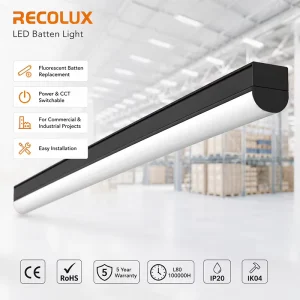 Fast Maintenance LED Batten Light Screwdriver Open Design Surface Ceiling Fixture for Installer Projects