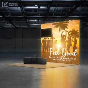 Fast Setup Advertising Light Box Seg Portable Backwall Light Box Stand Exhibition Booth Portable Light Boxes for Event