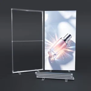 Fast Setup Z shaped Folding Lightbox Patented Modular Booth Solution Advertising High Brightness Lightbox Stand