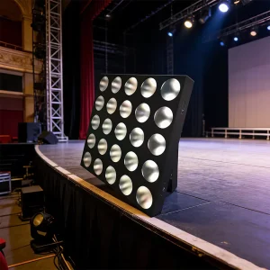 Finest Price COB Matrix RGBW LED Stage Light 25pcs*4in1 DMX Blinder Stage Lighting for Background Projection