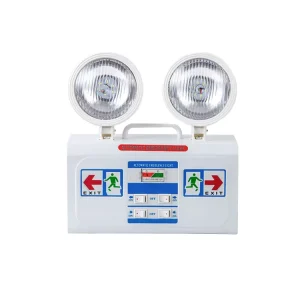 Fire Fighting Led Emergency Twin Spot Light LED 3W Back up 3 Hours Metal Housing Led Emergency Light Each Head Light by Switch