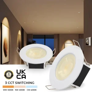 Fire Rated Recessed Downlight Dimmable Slim Down Light IP65 Recessed SMD Downlight Specially Desgin for France Market