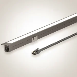 Flanged Aluminum Profile LED Light Strip Recessed Embedded DC12V 7W Solderless Any Cutting PIR Motion Sensor Wardrobe Light