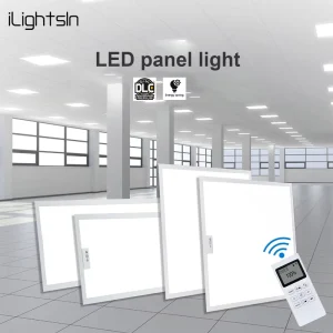 Flat 50W White Color 600×600 300×1200 Recessed Smart Remote Control Led Panel Light for Commercial Spaces