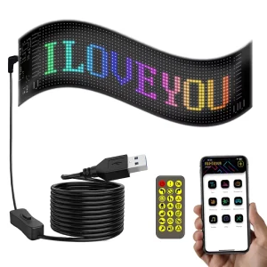 Flexible LED Display Soft Curved LED Screen Bendable Waterproof High Brightness LED Video Wall for Creative Advertising