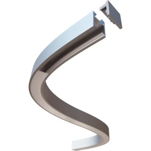Flexible LED Profile Bent by Hand 12*15mm LED Aluminum Profile Hand Bendable Profiles