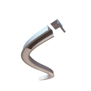 Flexible Led Channel Bendable Led Profile can be bent by hand Recessed Flexible LED Aluminum profile