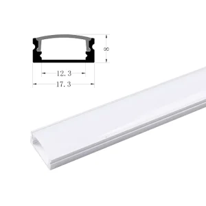 Flexible Linear Decoration LED Strip Aluminum Channel LED Profile Light Bar Housing Frame with Cutting & Bending Services