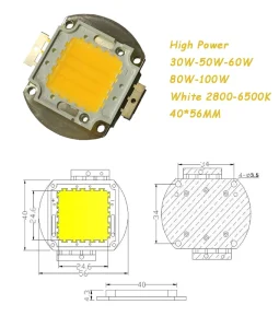 Floodlight Streetlight LED Cabinet Light Bar Light 30w 4056 Series Customized 2800-6500K High Power LED COB Chips