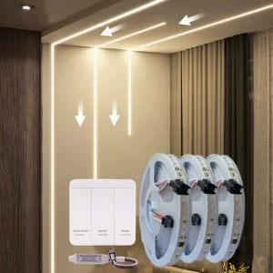 Flowing Water LED Linear Light DC24V Running Water Flowing LED Strip 10m LED Light Strip with Motion Sensor