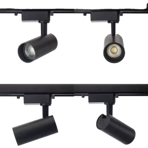 Focus Adjustable Beam Angle Shop LED 2 Wires 20W Track Light Commercial Lighting