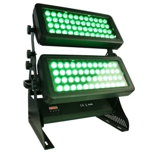Foldable Flood Lights Decorative Stadium DMX512 RGBW Color Spotlight Rendering Wall Lamp Square Landscape Lighting