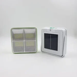 Foldable Handle Solar Hand Lamp Portable Lightweight PP Material for Outdoor Camping BBQ Party Home Emergency Power Outage Use