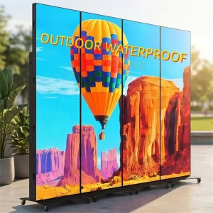 Foldable IP65 Outdoor Waterproof LED Poster Screen Portable Commercial Display for Events Retail Advertising