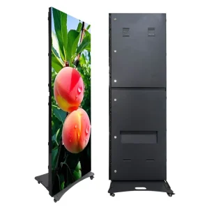 Foldable LED Display Poster Light Weight Portable for Outdoor Temporary Advertising