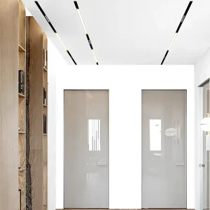 Foldable Track Grille Light Magnetic Ball Pendant Spot Light Round Focus Rail Lighting System Smart 48v Magnet Wall Washer Lamps