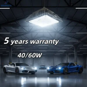 For 40 60W LED Canopy Lights 2700 6500K IP65 5 Year Warranty for Warehouse Garage Parking Gas Station